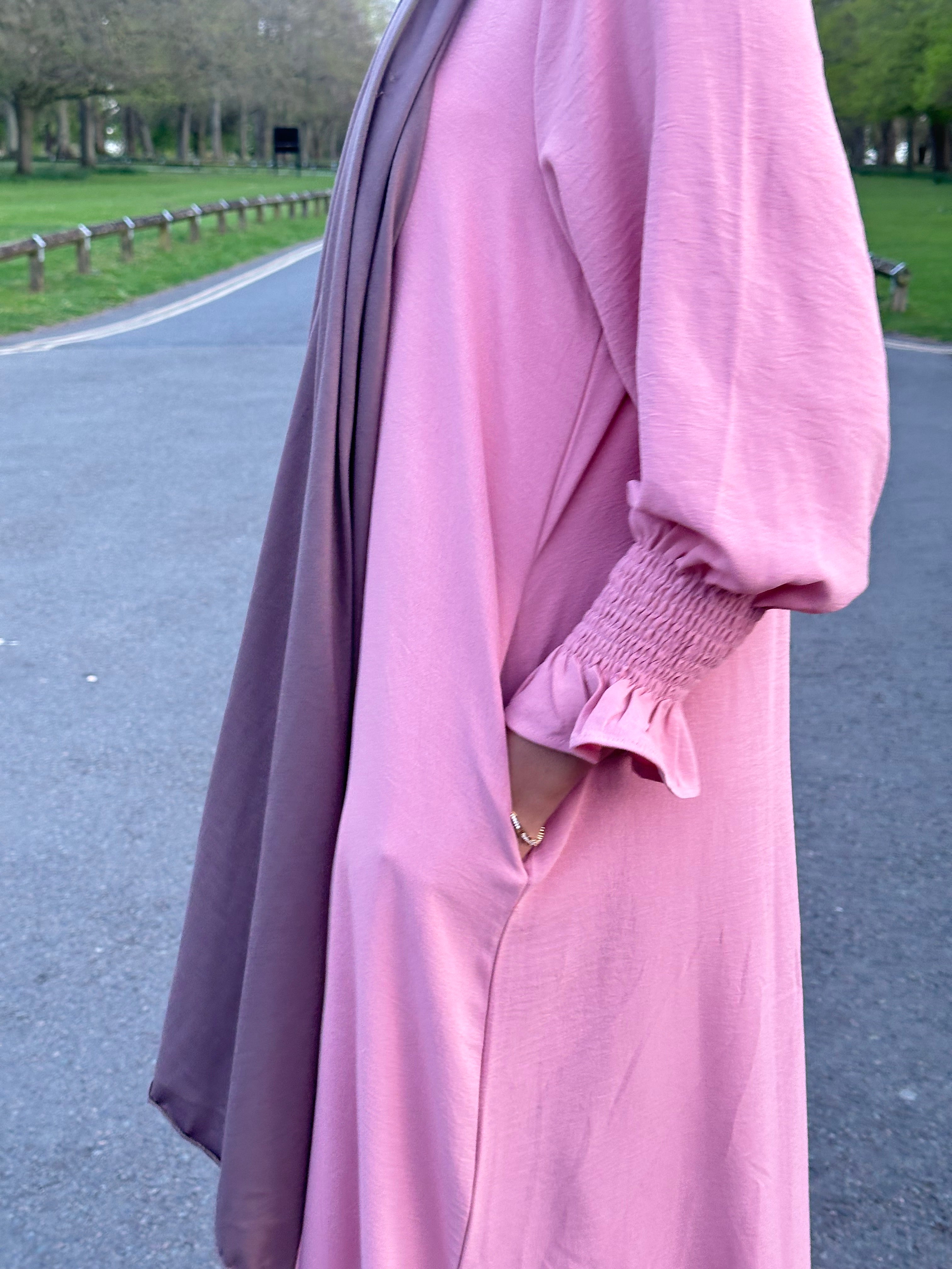 Baby Pink Essentials Abaya