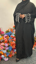 Black Classic Open Abaya