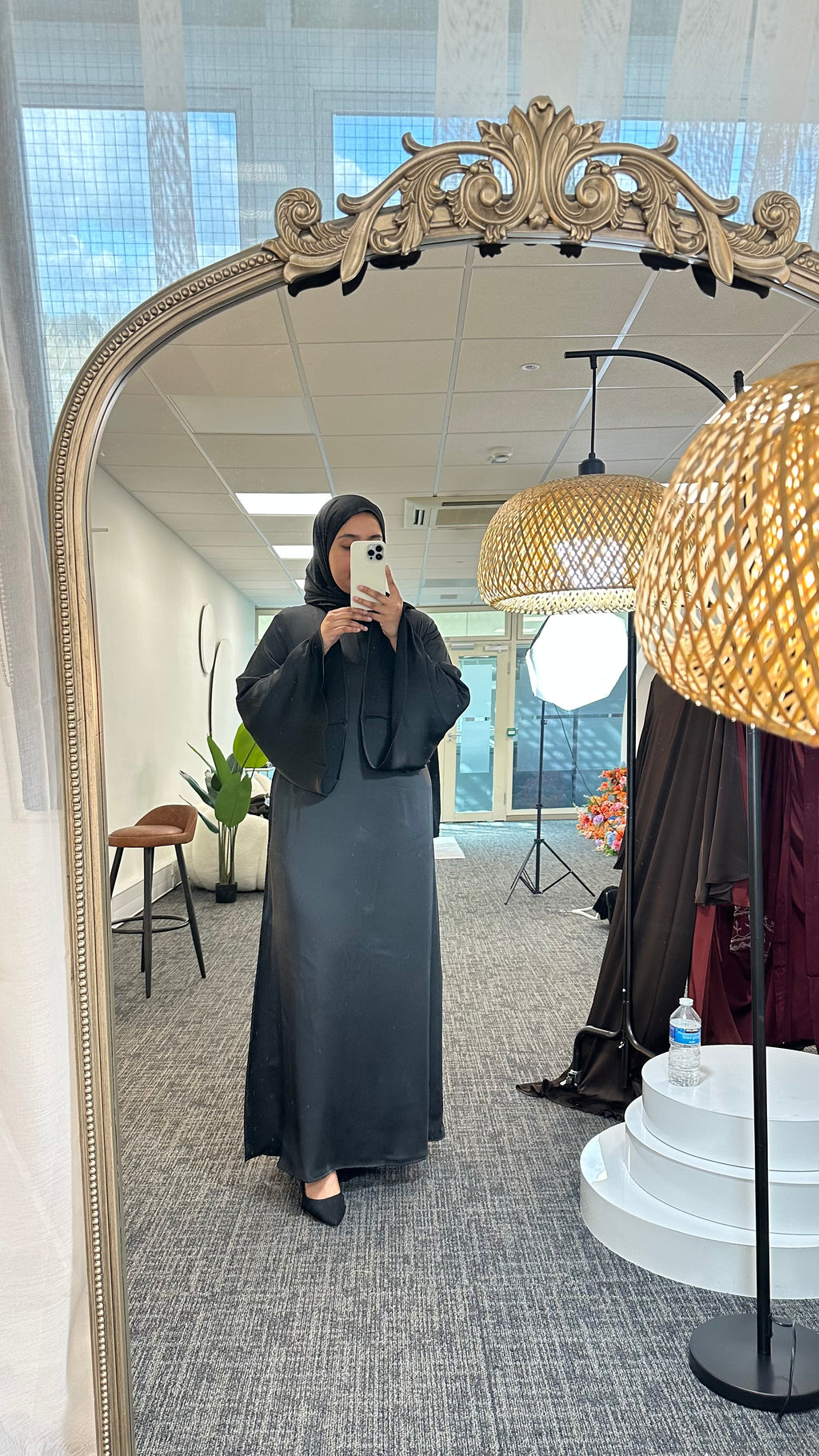 Black Long Sleeve Maxi Dress